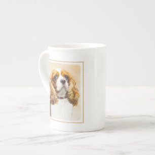 Cavalier King Charles Spaniel Original Malerei Prozellantasse