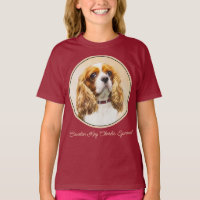 Cavalier King Charles Spaniel Original Malerei T-