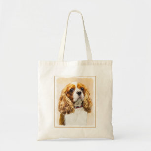 Cavalier King Charles Spaniel Original Malerei Tragetasche