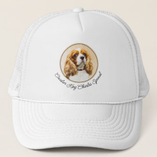 Cavalier King Charles Spaniel Original Malerei Truckerkappe