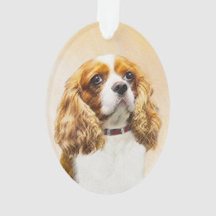 Cavalier King Charles Spaniel Originalgemälde Ornament