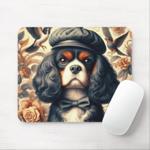 Cavalier King Charles Spaniel Painting Mousepad
