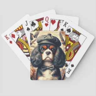 Cavalier King Charles Spaniel Painting Spielkarten