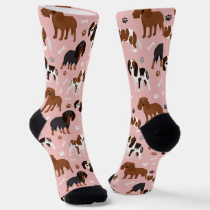 Cavalier King Charles Spaniel Paws and Bones Socks Socken