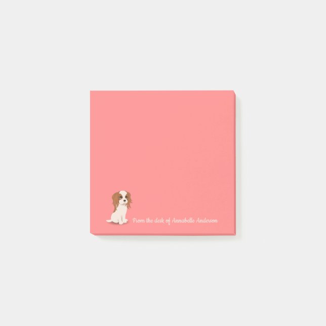Cavalier King Charles Spaniel Personalize Post-it  Post-it Klebezettel (Vorderseite)