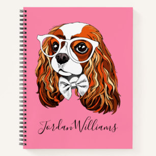 Cavalier King Charles Spaniel Portrait Hinzufüg Notizbuch