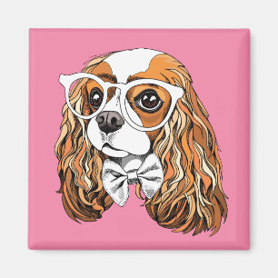 Cavalier King Charles Spaniel Portrait Magnet