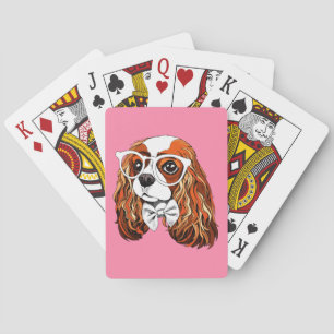 Cavalier King Charles Spaniel Portrait Spielkarten