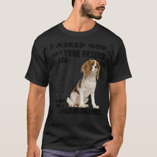 Cavalier King Charles Spaniel Quote Mama, CKCS Vat T-Shirt