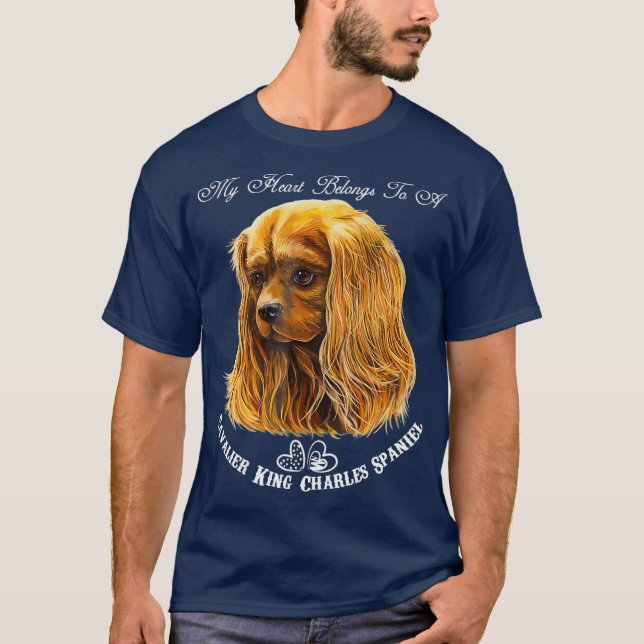 Cavalier King Charles Spaniel Ruby T-Shirt (Vorderseite)