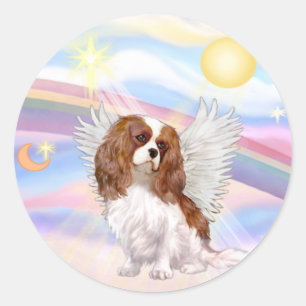 Cavalier King Charles Spaniel Runder Aufkleber