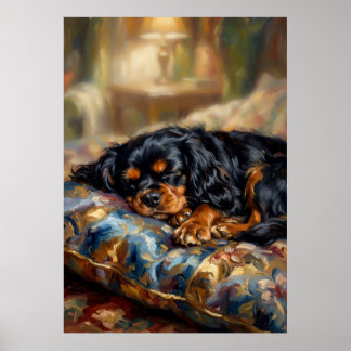 Cavalier King Charles Spaniel Schlafplakat | Oi Poster