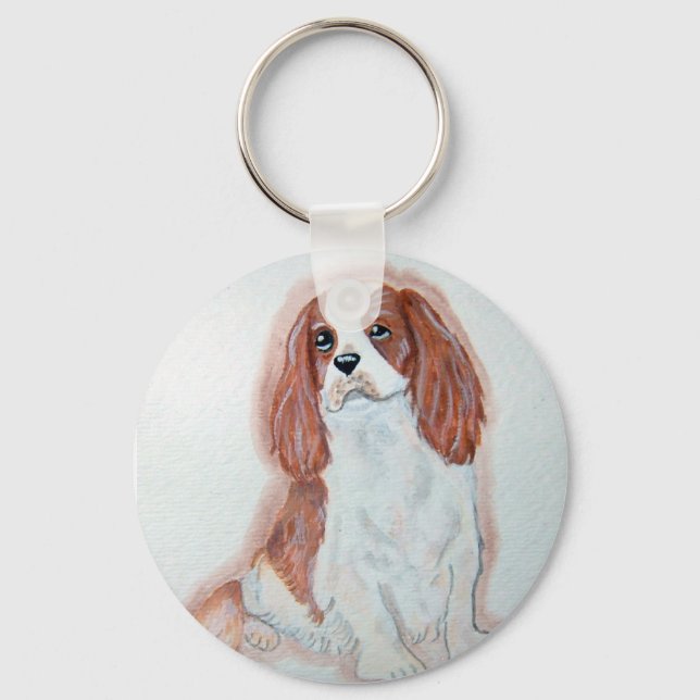 Cavalier King Charles Spaniel Schlüsselanhänger (Vorderseite)