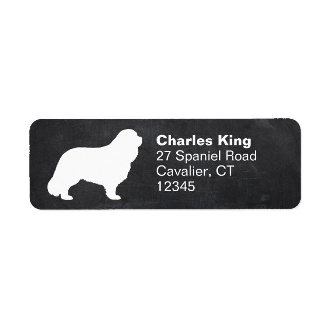 Cavalier King Charles Spaniel Silhouette (Vorne)