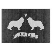 Cavalier King Charles Spaniel Silhouetten Liebe