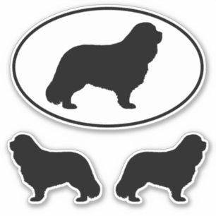Cavalier King Charles Spaniel Silhouetten Stickers Aufkleber