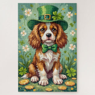 Cavalier King Charles Spaniel St. Patrick’s Day Hu Puzzle