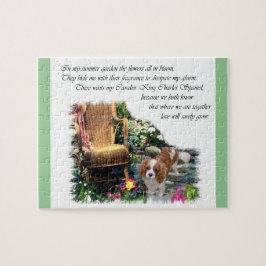 Cavalier King Charles Spaniel Summer Garden Puzzle
