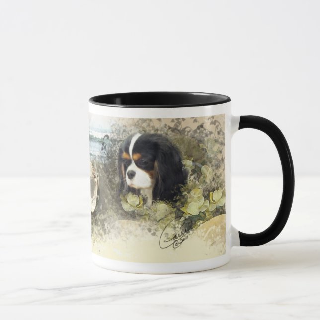 Cavalier King Charles Spaniel Tasse (Rechts)