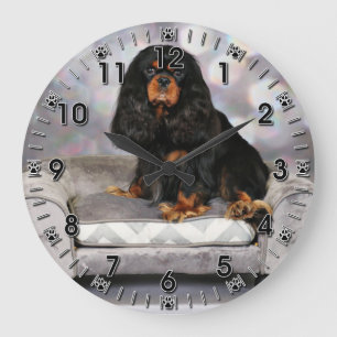 Cavalier King Charles Spaniel - Tasse Große Wanduhr
