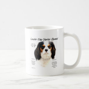Cavalier King Charles Spaniel (Tricolor) Geschicht Tasse