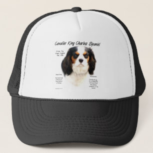 Cavalier King Charles Spaniel (Tricolor) Geschicht Truckerkappe