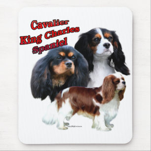 Cavalier King Charles Spaniel Trio 2 Mousepad