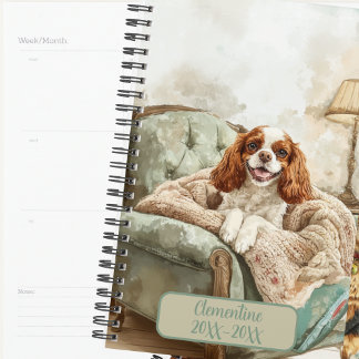 Cavalier King Charles Spaniel Undated Appointment Planer