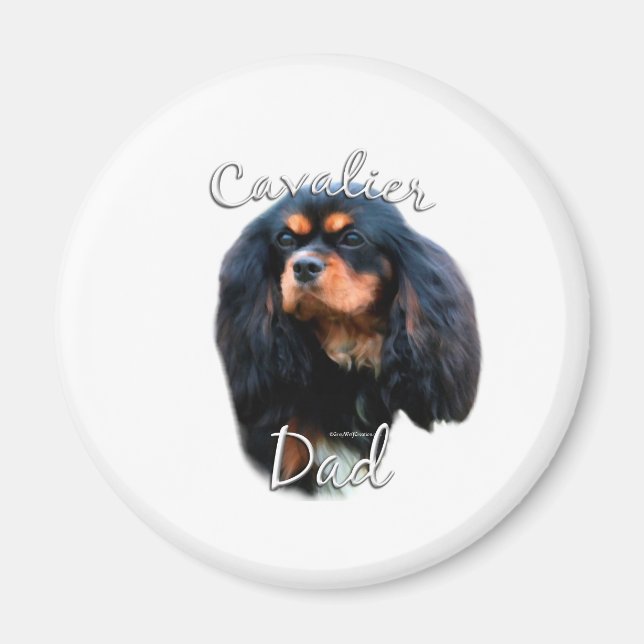 Cavalier King Charles Spaniel Vater 2 Magnet (Vorne)