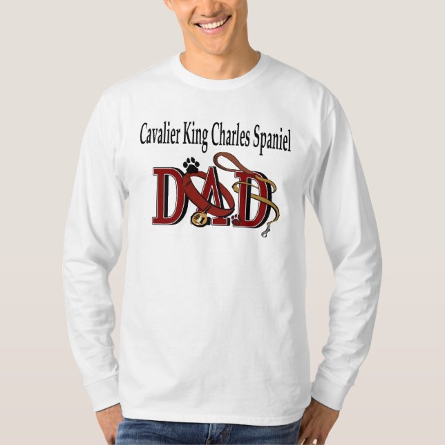 Cavalier King Charles Spaniel VATER Gifts T-Shirt (Vorderseite)