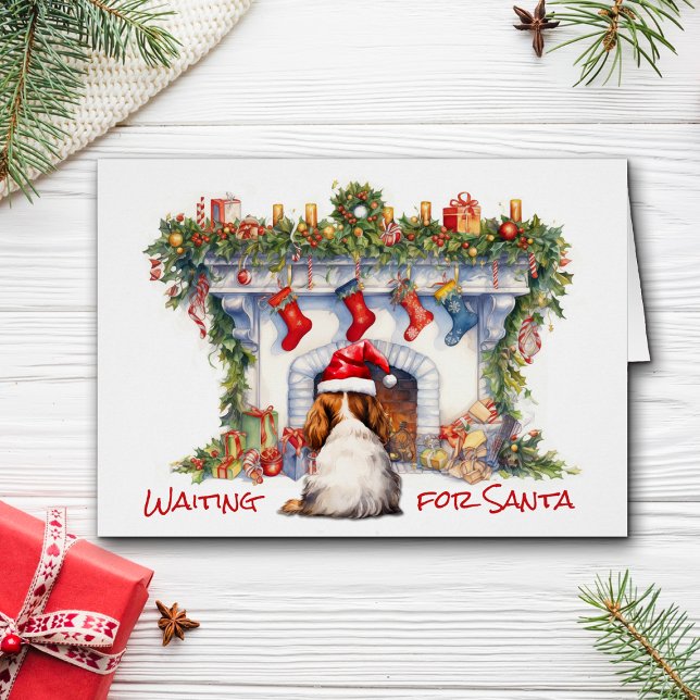 Cavalier King Charles Spaniel Warten auf Santa (Von Creator hochgeladen)