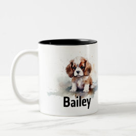 Cavalier King Charles Spaniel Watercolor Tasse