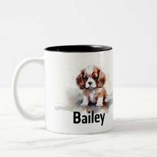 Cavalier King Charles Spaniel Watercolor Tasse