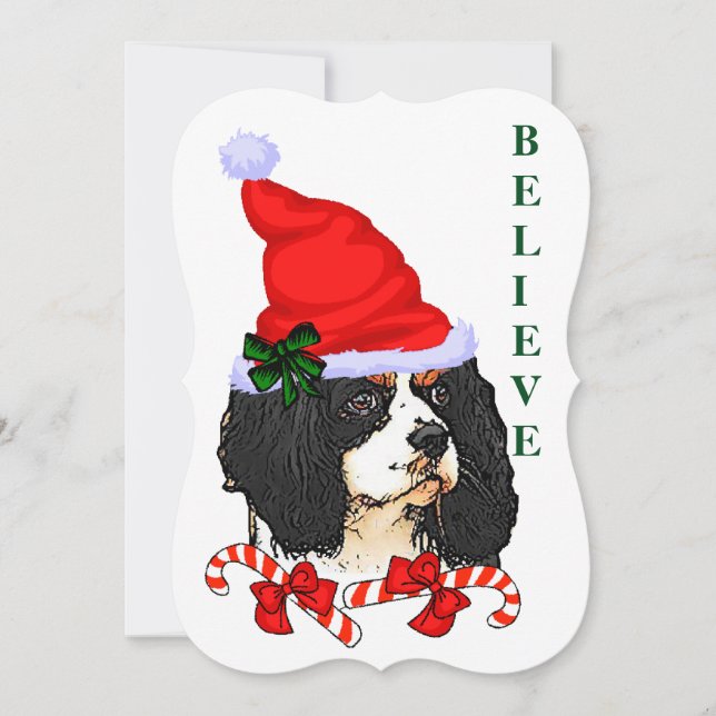 Cavalier King Charles Spaniel Weihnachten (Vorderseite)