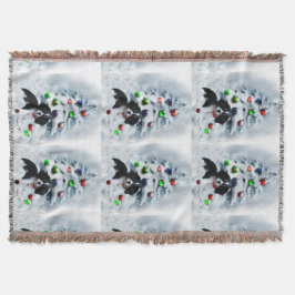 Cavalier King Charles Spaniel Weihnachten Decke