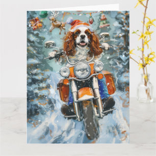 Cavalier King Charles Spaniel Weihnachten Karte
