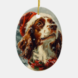 Cavalier King Charles Spaniel Weihnachten Keramik Ornament
