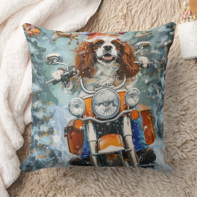 Cavalier King Charles Spaniel Weihnachten Kissen (Decke)