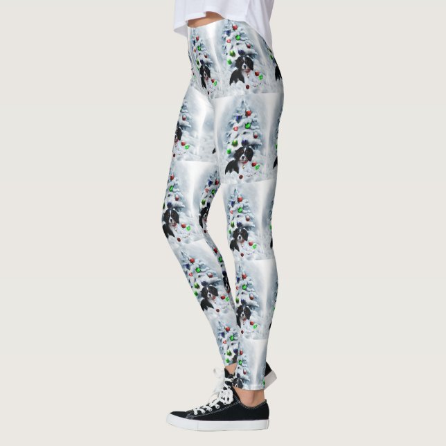 Cavalier King Charles Spaniel Weihnachten Leggings (Links)