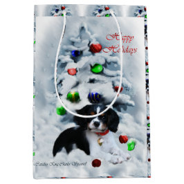 Cavalier King Charles Spaniel Weihnachten Mittlere Geschenktüte