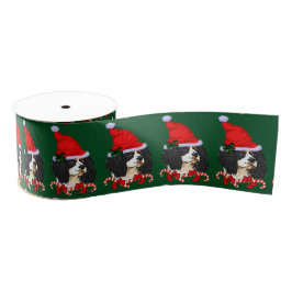 Cavalier King Charles Spaniel Weihnachten Ripsband