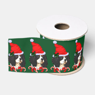 Cavalier King Charles Spaniel Weihnachten Ripsband