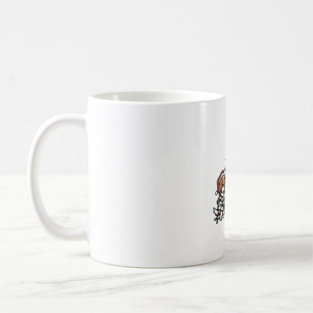 Cavalier King Charles Spaniel Weihnachtsbaum Kaffeetasse (Links)