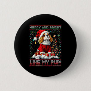 Cavalier King Charles Spaniel Weihnachtsbaumdekora Button