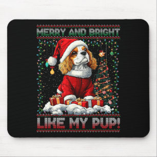 Cavalier King Charles Spaniel Weihnachtsbaumdekora Mousepad