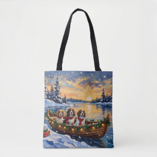 Cavalier King Charles Spaniel Weihnachtsboot