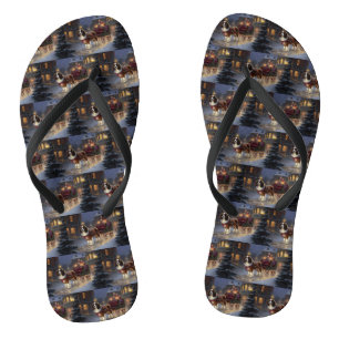 Cavalier King Charles Spaniel Weihnachtsfest Flip Flops