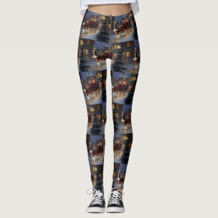 Cavalier King Charles Spaniel Weihnachtsfest Leggings