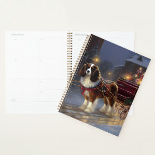 Cavalier King Charles Spaniel Weihnachtsfestlich Planer