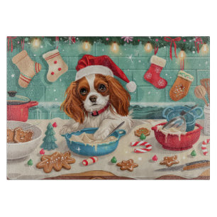 Cavalier King Charles Spaniel Weihnachtsgebäck Schneidebrett